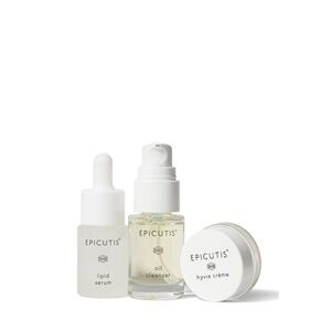 NEW EPICUTIS Oil Cleanser Lipid‎ Serum Hyvia Crème Travel Skincare Set